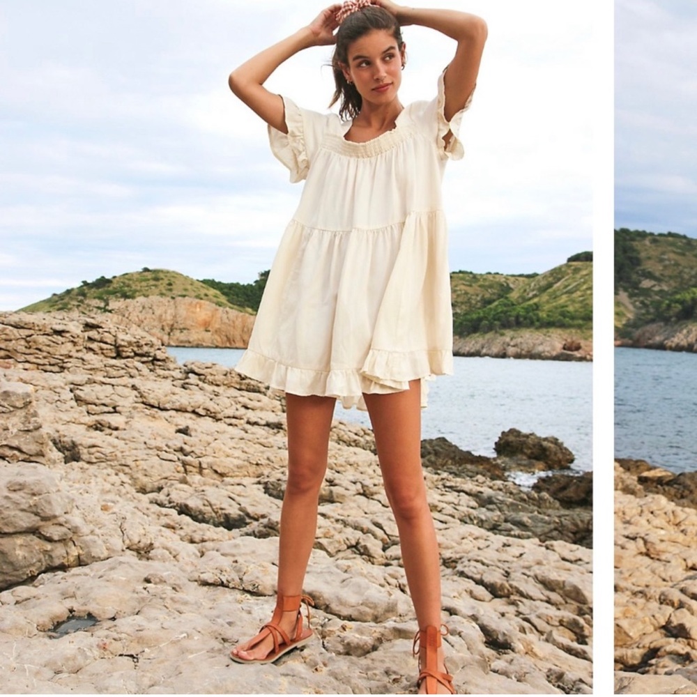 Free people Sadie tunic ecru